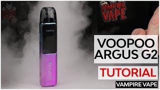 VooPoo Argus G2 Tutorial [upl. by Teriann491]