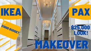 IKEA PAX CLOSET MAKEOVER [upl. by Leggett]