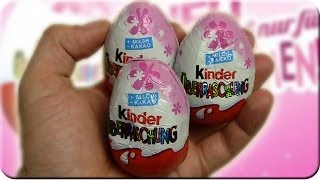 Kinder Überraschung 3 Üeier Unboxing Mädchen [upl. by Odicalp609]