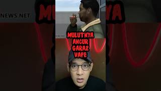 MULUTNYA ANCUR GARA2 VAPE😱 KOK BISA⁉️ shorts alurcerita storytime [upl. by Imar]