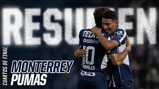 Resumen 📹 Monterrey vs Pumas  Nos llevamos la Ida 👊🏼 [upl. by Aenal]