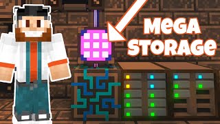 Learning how to make an ME storage System in Applied Energistics 2 All of Fabric 5 Episode 3 [upl. by Nimra]