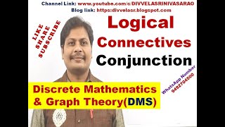 Conjunction  Logical Connectives  Discrete Mathematics and Graph Theory  DMS  MFCS  DMGT [upl. by Anire247]