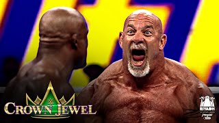 Goldberg and Bobby Lashley head to war WWE Crown Jewel 2021 WWE Network Exclusive [upl. by Cyrillus]