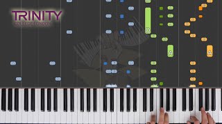 Rondino  TRINITY Piano Grade 3 20212023  Synthesia Piano tutorial [upl. by Cyndy]