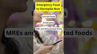 Emergency food to stockpile now emergencyfood stockpilefood hurricane [upl. by Whittemore]