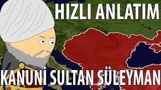 Kanuni Sultan Süleymanın Hayatı  Hızlandırılmış Tarih [upl. by Sedecrem558]