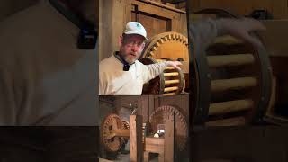 See an 1850s Grist Mill in Action gristmill historicalbuilding history historyfacts shorts [upl. by Balf203]