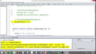 Illegal Argument Exception [upl. by Rica]