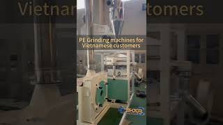 PE Grinding Machines for Vietnam International Plastics and Rubber Industry Exhibition in 2024 [upl. by Mateusz799]