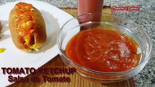 KETCHUP Salsa de Tomate receta fácil y rápida [upl. by Mara]