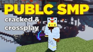 Public Minecraft SMP for Java Cracked amp Bedrock [upl. by Annala522]