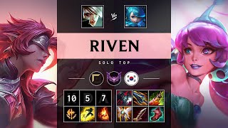 Riven Top vs Gwen Rampage  KR Master Patch 1422 [upl. by Zined826]