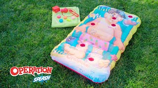 Hasbro Operation Splash Game Dodge the Spray to Save the Day [upl. by Kerman]