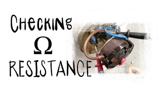 CHECKING RESISTANCE ON IMMERSION HEATER [upl. by Ttevy]