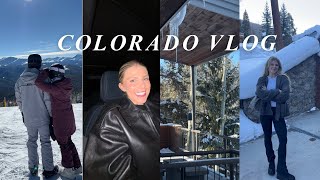 COLORADO VLOG  keystone  breck Jay’s first time snowboarding  spending time with friends [upl. by Merrow]