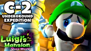 Luigis Mansion Dark Moon  Old Clockworks  C2 Underground Expedition Nintendo 3DS Walkthrough [upl. by Akimrehs]