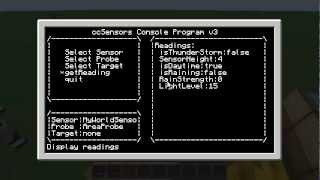 Minecraft ComputerCraft Tutorial 8  Peripheral  ccSensors [upl. by Estelle42]