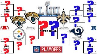 Predicting the Entire 2018 NFL Postseason and Super Bowl Champion DO YOU AGREE [upl. by Alano]