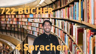 Wie ich 722 BÜCHER in 4 SPRACHEN gelesen habe [upl. by Luca]