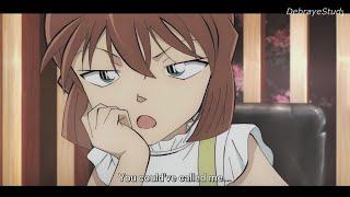 Haibara is jealous of Ran for Conan  Movie 24 [upl. by Ardnaxela]