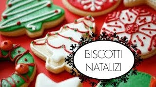 BISCOTTI DI NATALE CON GLASSA COLORATA [upl. by Schweiker692]