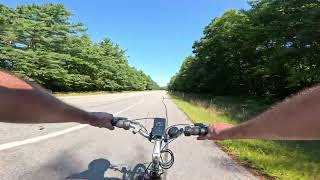 eBiking Haverhill MA  Plaistow NH Kingston NH to Brentwood NH [upl. by Shir]