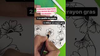 4 éléments importants pour donner du relief à ses dessins [upl. by Assirim699]