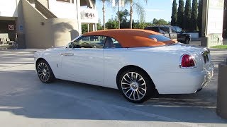 New 2020 RollsRoyce Dawn w roof operation [upl. by O'Brien]