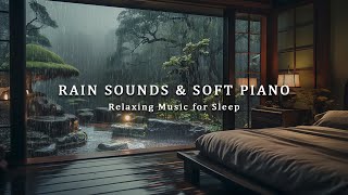 3 Hours Relaxing Sleep Music with Rain Sounds  Peaceful Music in the Warm Bedroom Stress Relief [upl. by Nyhagen]