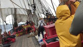 View from the Helm close hauled Hermione [upl. by Inman]