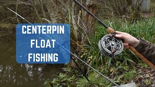 Float Fishing Using A Centerpin amp Quiver Tip for Winter Carp [upl. by Eilitan]