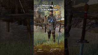 Meeting A Grey Warden dragonageinquisition dragonage [upl. by Annyrb]