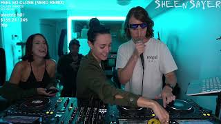 Mega DJ Stream w Sheen Sayer Magda Halina Mazuu AVO  House Techno Trance [upl. by Aicilec]