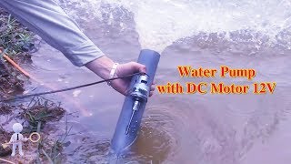 Homemade strong Water Pump from mini motor  Masterkey [upl. by Iderf]