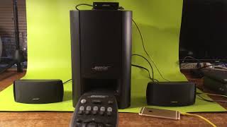 Bose Cinemate 21 acoustimass [upl. by Mihar]