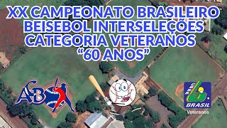 HIGHLIGHTS  FINAL  MTS CENTRO X MTS SUL  20 CAMP BRAS INTERSELECOES VETERANOS 60 ANOS [upl. by Nniuqal]