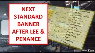 Arknights EN Next Standard Banner after Lee amp Penance [upl. by Ellek]