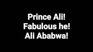 Aladdin  Prince Ali Lyrics [upl. by Roche373]