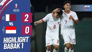 HIGHLIGHTS INDONESIA VS QATAR  AFC U23 ASIAN CUP 2024 [upl. by Willy]