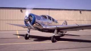 1939 Spartan Executive Radial Engine Start [upl. by Sadler]