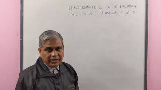 Boolean Algebra Lec14Switching Circuits Part1 by DrDNGarain [upl. by Epoillac]