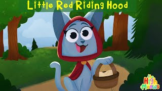 Little Red Riding Hood with Cici the Blue Kitten  The High Meows Bedtime Stories [upl. by Jorgenson]