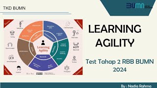 LEARNING AGILITY TEST TAHAP 2 RBB BUMN 2024 [upl. by Recnal]