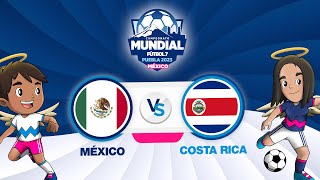 🔴 México vs Costa Rica  Campeonato MundialFut7Puebla [upl. by Etak]