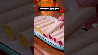 কোকোনাট টোস্ট রোল রেসিপি easy to make delicious coconut toast roll recipe😋🥐food recipe ytshorts [upl. by Cirilo]