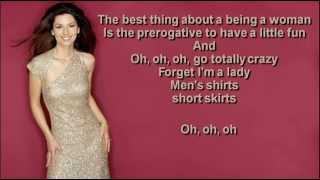 Shania Twain  Man I Feel Like A Woman  LyricsHQ [upl. by Crysta]