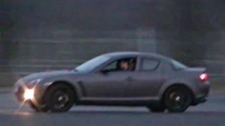 1st Time Drifting with Mazda RX8 [upl. by Semadar448]