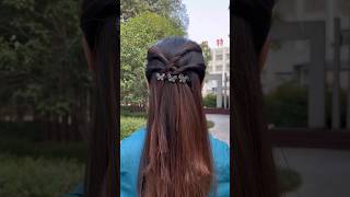 Beautiful Hair style longhair hairdesign hairfashionlook [upl. by Rori]