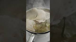 Cooking Poached Chicken [upl. by Yuille]